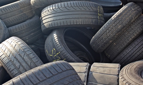 Rubber technical goods, tires